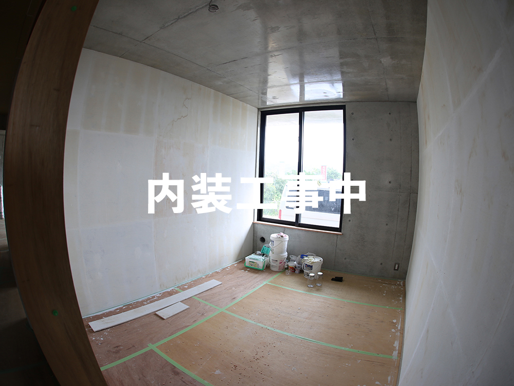 工事中のセソコブルー
